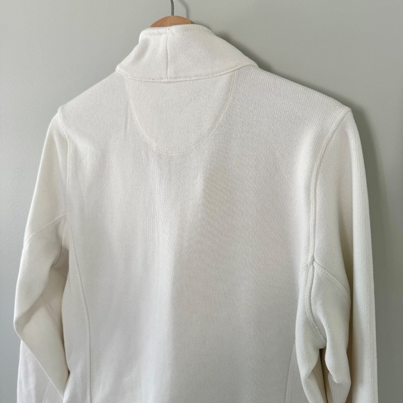 Calvin Klein White Ribbed Zip-Up Jacket - Picture 6 of 10